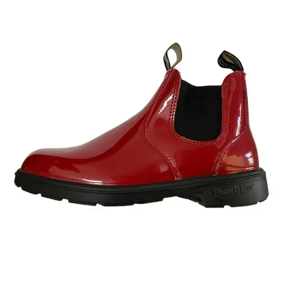 Blundstone 2253 Chelsea BootsBig Kids Girls UK 3 = US 6 Patent Red NEW